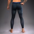 Herren-Trainingsleggings Venum Thunder Dragon Spats Black/Royal Blue 3