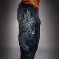 Herren-Trainingsleggings Venum Thunder Dragon Spats Black/Grey/Copper 5