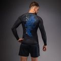 Langarm-Rashguard Venum Thunder Dragon black/royal blue 2