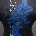 Langarm-Rashguard Venum Thunder Dragon black/royal blue 5