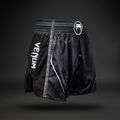 Trainingsshorts Venum Stealth Muay Thai black/white 3
