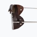 Frauen-Sonnenbrillen ROXY Blizzard 2021 shiny silver/brown leather 5