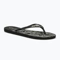 ROXY Viva Stamp II Damen Flip Flops schwarz/weiß
