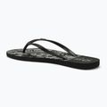 ROXY Viva Stamp II Damen Flip Flops schwarz/weiß 3