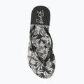 ROXY Viva Stamp II Damen Flip Flops schwarz/weiß 5