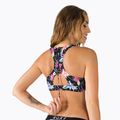 Badeanzug-Oberteil ROXY Active Crop Top 2021 anthracite/floral flow 3