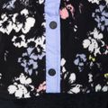 Snowboard-Sweatshirt für Kinder ROXY Alabama 2021 true black black flowers 3