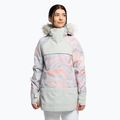 Snowboardjacke für Frauen ROXY Chloe Kim Overhead 2021 gray violet marble