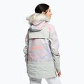 Snowboardjacke für Frauen ROXY Chloe Kim Overhead 2021 gray violet marble 4