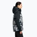 Snowboardjacke für Frauen ROXY Jetty Block 2021 true black black flowers 3