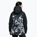 Snowboardjacke für Frauen ROXY Jetty Block 2021 true black black flowers 4