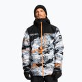 Snowboardjacke Herren Quiksilver Morton schwarz-weiß EQYTJ3375