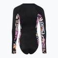 Einteiliger Badeanzug für Damen ROXY Active Onesie 2021 anthracite zebra jungle 2
