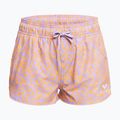 Schwimmshorts für Frauen ROXY Wave Printed 2" 2021 mock orange hawaiianheat