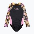 ROXY Active Joy Kinderschwimmbody anthrazit zebra Dschungel Mädchen