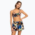 Schwimmshorts für Frauen ROXY Salty Tan 2021 anthracite flower jammin 2