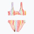 Zweiteiliger Badeanzug für Kinder ROXY Ocean Treasure Bralette Set 2021 sunkissed coral salty sunset 5