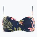Badeanzug-Oberteil ROXY Into The Sun Mold Bandeau 2021 mood indigo tropical depht