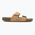 Quiksilver Herren Rivi Leder Double Adjust Flip-Flops hellbraun 1 2