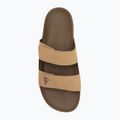 Quiksilver Herren Rivi Leder Double Adjust Flip-Flops hellbraun 1 5
