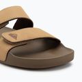 Quiksilver Herren Rivi Leder Double Adjust Flip-Flops hellbraun 1 7