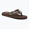 Herren-Flip-Flops Quiksilver Monkey Abyss brown