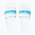 Herren-Flip-Flops Quiksilver Rivi Wordmark Slide white/blue/blue 12