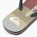 Herren-Flip-Flops Quiksilver Molokai Massive grey/orange/grey 8