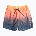 Herren Quiksilver Everyday Warped Logo Volley 17" Schwimmen Shorts navy blau und orange EQYJV04000-BSL6