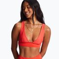 Badeanzug-Oberteil Billabong Lined Up Remi Plunge bright poppy 4