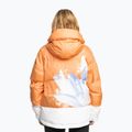 Damen Snowboardjacke ROXY Chloe Kim Puffy mock orange 2