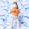 Damen Snowboardjacke ROXY Chloe Kim Puffy mock orange 7