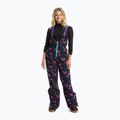 Damen Snowboardhose ROXY X Rowley Insulated Bib true black darkreds floral 4