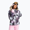 Damen Snowboardjacke ROXY Jet Ski true black blurry flower