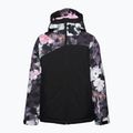 Kinder Snowboardjacke ROXY Greywood Girl true black blurry flower 4