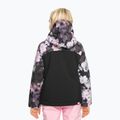 Kinder Snowboardjacke ROXY Greywood Girl true black blurry flower 3