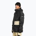 Quiksilver Herren Snowboard Jacke S Carlson Stretch Quest tie dye true black 2