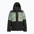 Quiksilver Mission gedruckt Block Jugend Spray Camo Lorbeerkranz Kinder Snowboard Jacke 6