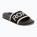Damen-Flip-Flops ROXY Slippy Knit schwarz