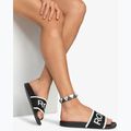 Damen-Flip-Flops ROXY Slippy Knit schwarz 5