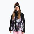 Damen Snowboardjacke ROXY Galaxy true black blurry flower