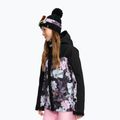 Damen Snowboardjacke ROXY Galaxy true black blurry flower 2