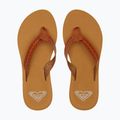 ROXY Porto Motiv Damen Flip Flops hellbraun 9