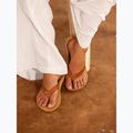 ROXY Porto Motiv Damen Flip Flops hellbraun 12