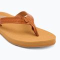 ROXY Porto Motiv Damen Flip Flops hellbraun 7