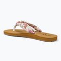 ROXY Paia V Damen Flip Flops weiß/verrückt rosa Druck 3