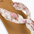 ROXY Paia V Damen Flip Flops weiß/verrückt rosa Druck 9