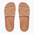 Damen ROXY Slippy Knit Weizen/Türkischer Kaffee Flip-Flops 2
