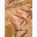 Damen ROXY Slippy Knit Weizen/Türkischer Kaffee Flip-Flops 6