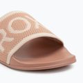 Damen ROXY Slippy Knit Weizen/Türkischer Kaffee Flip-Flops 7